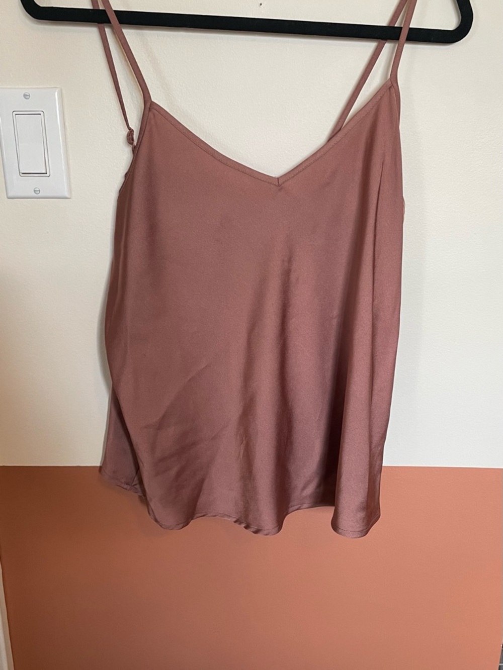 Joe Fresh Rose Dust V-Neck Satin Cami